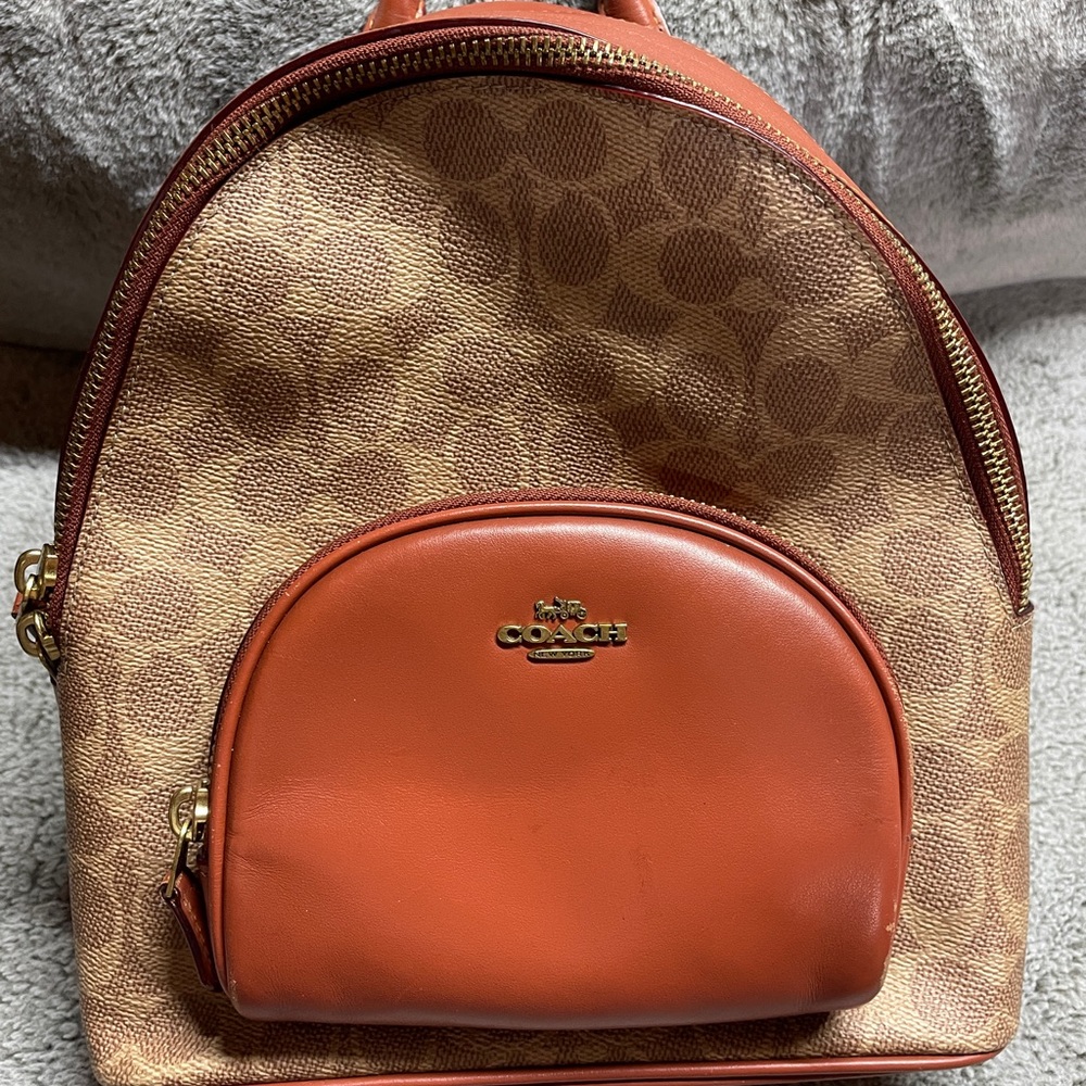 COACH Carrie Backpack 23 In Signature Canvas